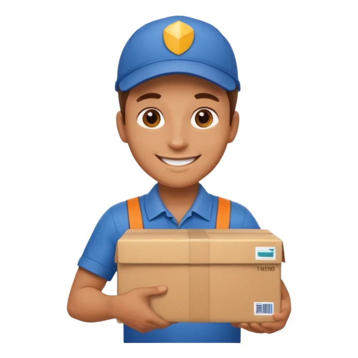 repartidor y pago en casa sticker