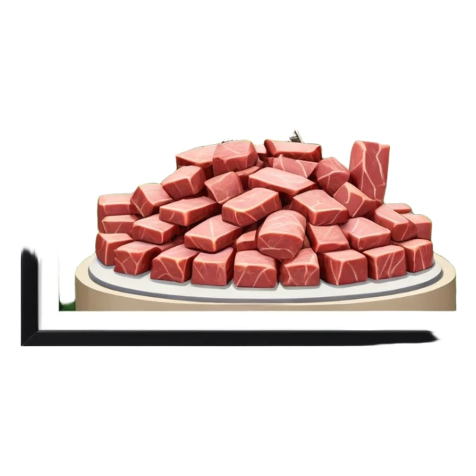  paris art city SPAM meat sculpture arty landscape  sticker