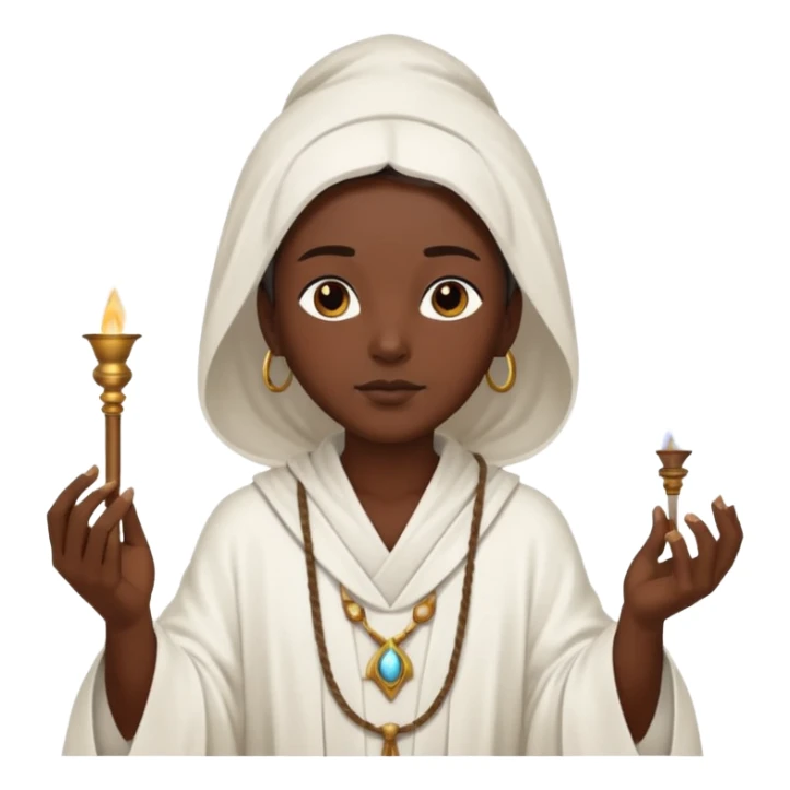 Ancient Healers with Incense Smoke sticker