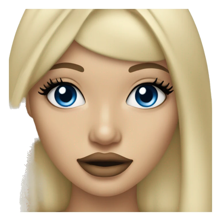 blonde kylie jenner with blue eyes sticker