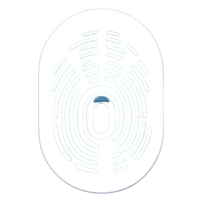 3D render of Fingerprint, forensic investigation aesthetic, sterile clinical lighting, cool blue undertones, sharp high-contrast details, professional clean look, Apple emoji style, isolated on white background --v 6.0 sticker