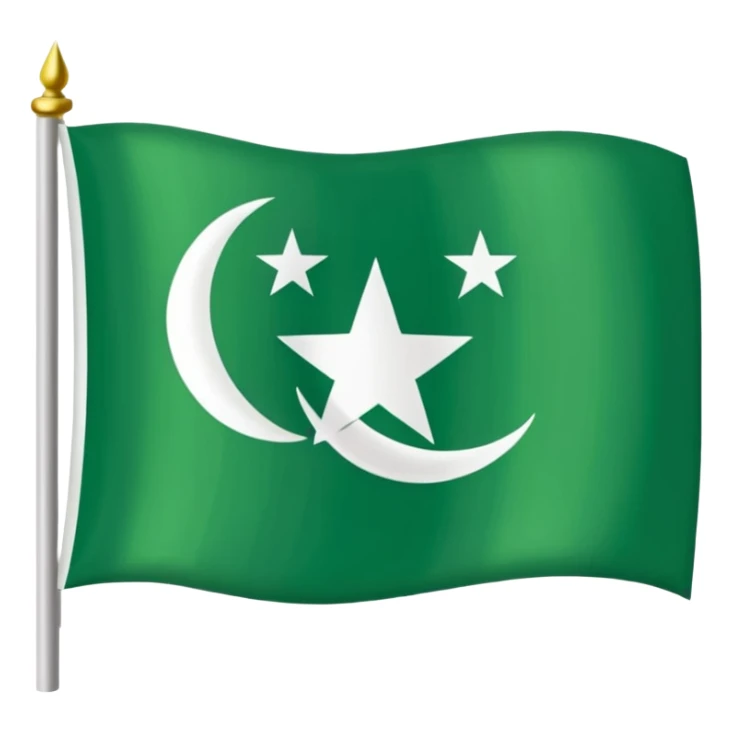 Azad Kashmir flag sticker