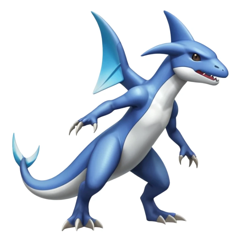 Shiny Koraidon-Latios-Marowak-Gabite-Fakémon-hybrid-creature (full body)  sticker