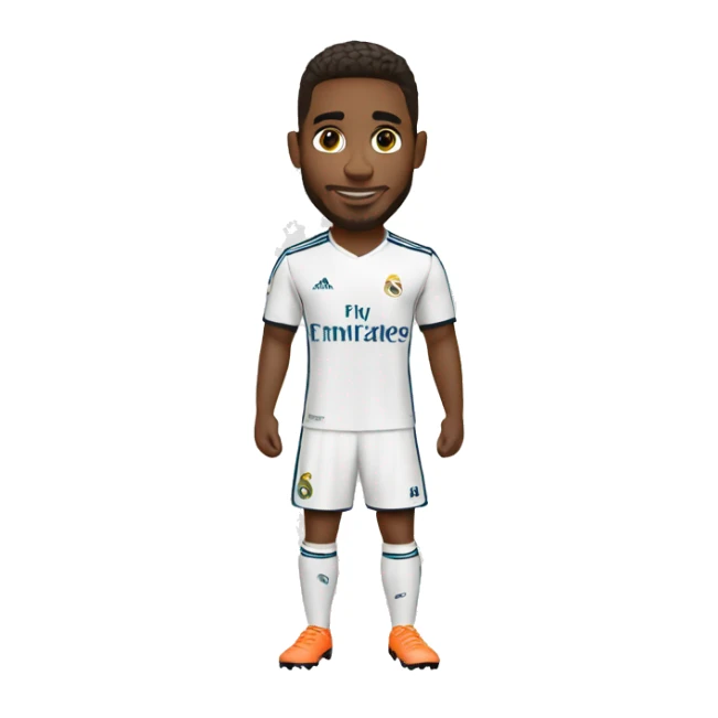 a footballer  that plays for Real Madrid sticker