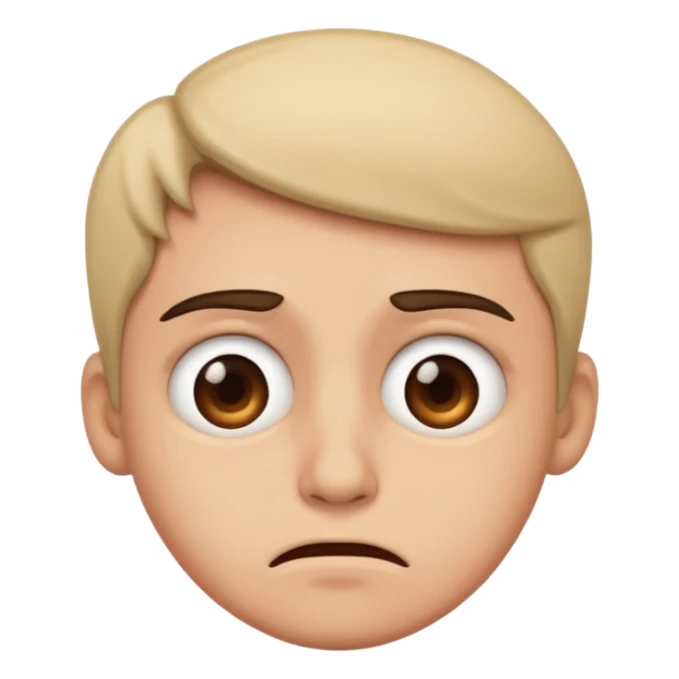 Make a emoji of a person saying "Ew" sticker