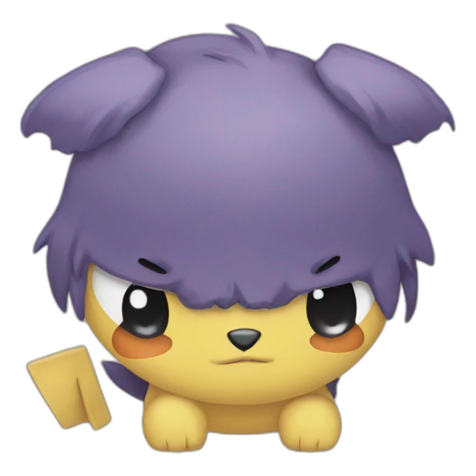 Sad pokémon sticker