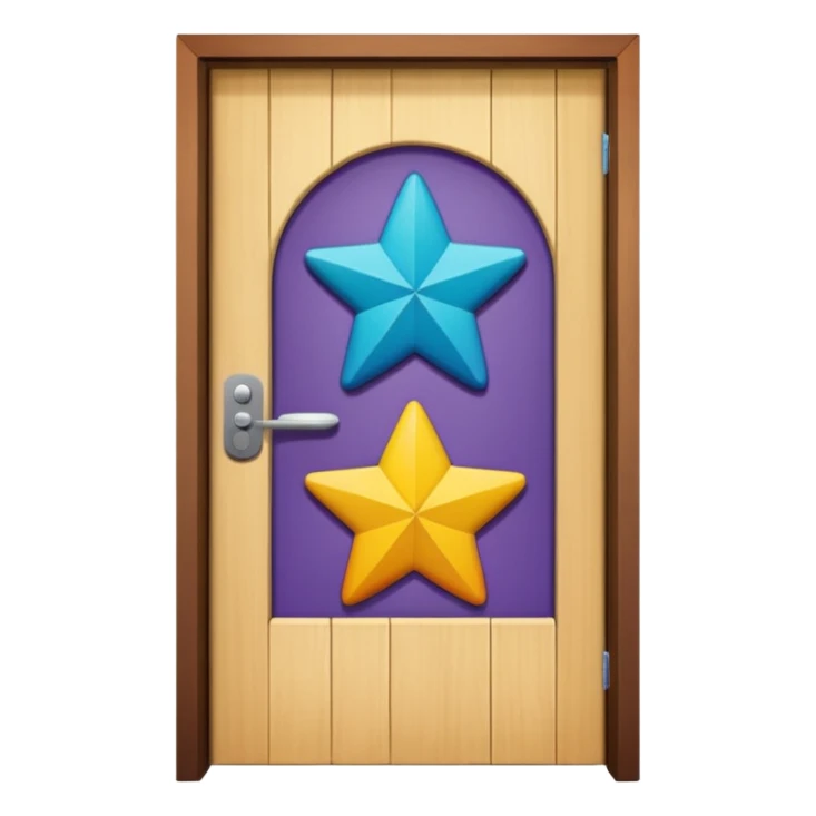 kids room door sticker