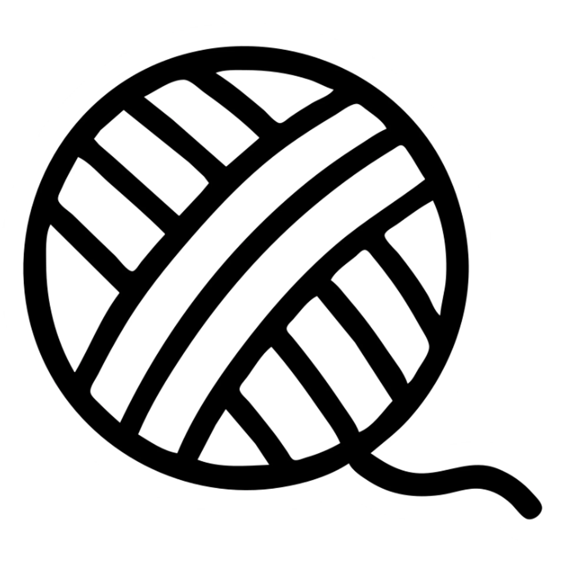 клубок минимализм sticker