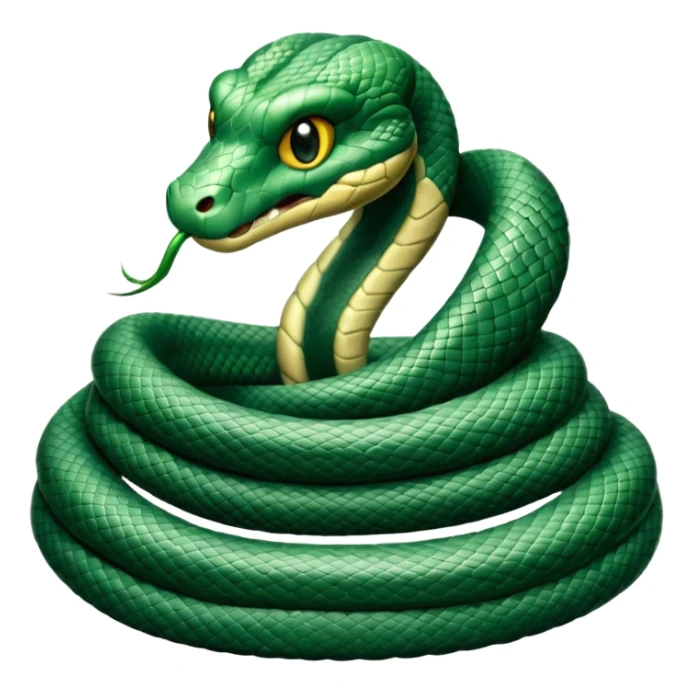 Slytherin snake in Harry Potter  sticker