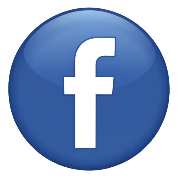 Facebook logo emojie to copy it sticker