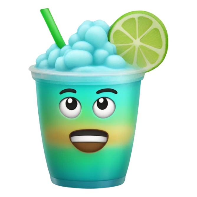 Baja blast slushie sticker