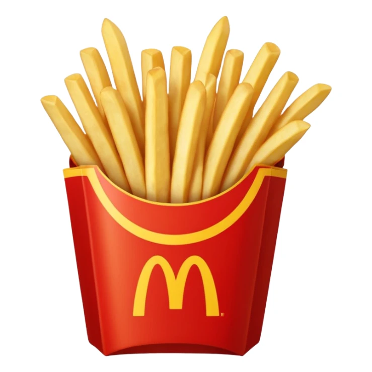 mcdonlad french fries sticker