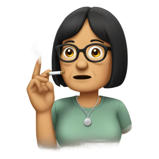 Linda belcher smoking a joint sticker