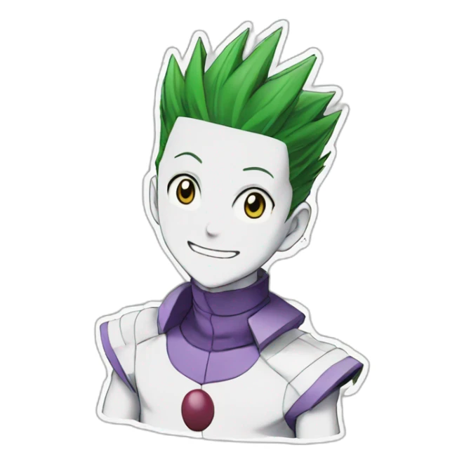 Hisoka in hunter x hunter sticker