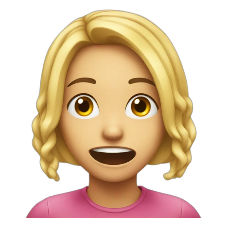 Organic chemistry girl scared sticker