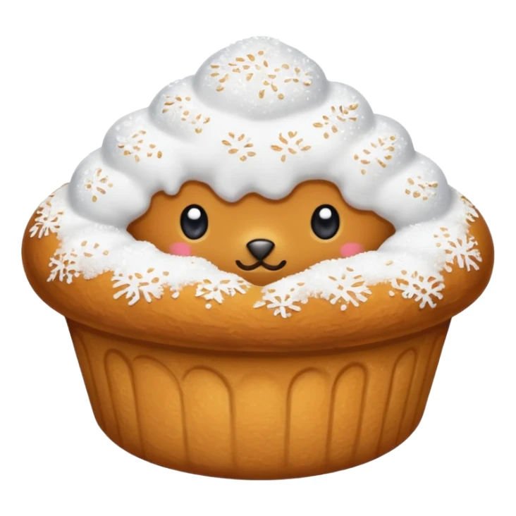 a slovenian traditional donut krof sticker