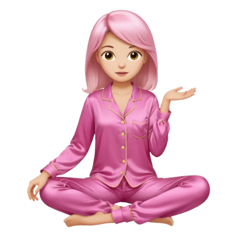 only a pink blouse and pants pijama without a girl sticker