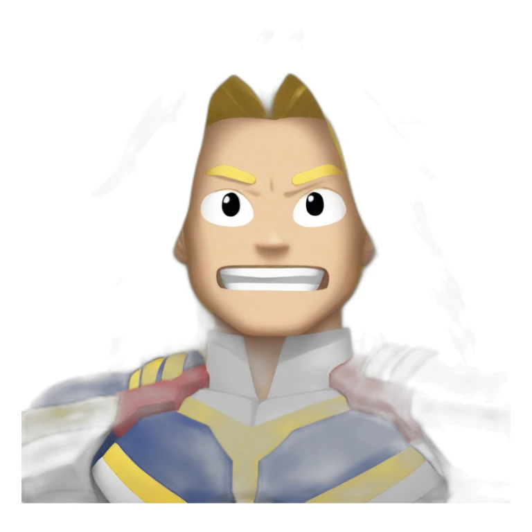 All might hero motivated sticker