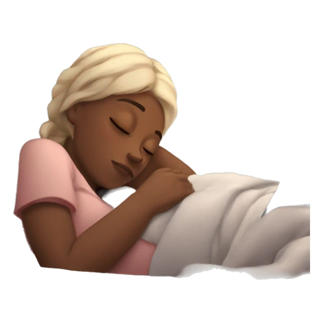 cozy girl midday nap sticker