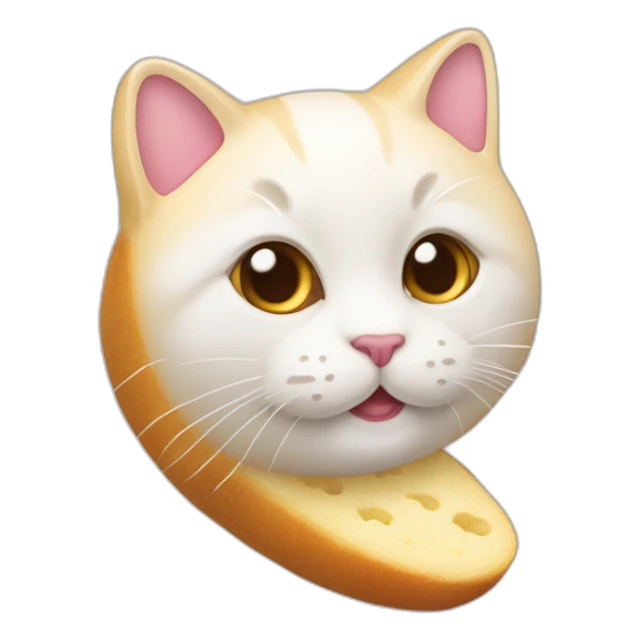 Salamèche sur un chat avec de la crème glacée sticker