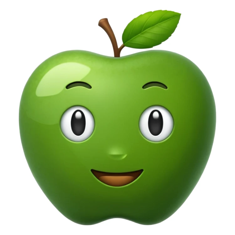 Emoji of propast macocha in Apple style sticker