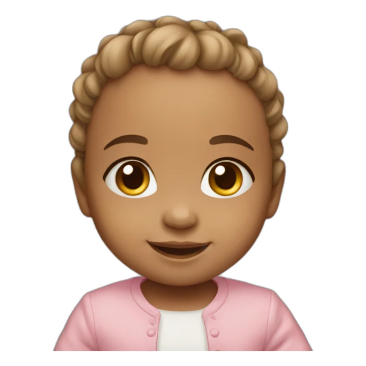 Baby-smiling-girl sticker