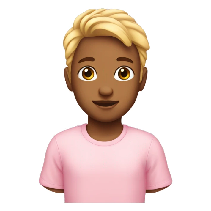 Ok emoji but baby pink sticker