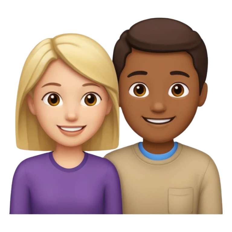 two people talking to eachother sticker