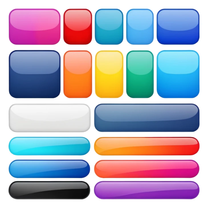 digital color palette with multiple color swatches, graphic design software style sticker