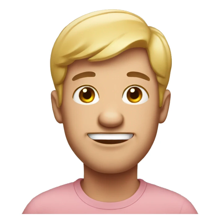 man who looks like a pig sticker