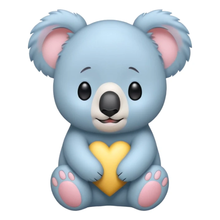 koala bear GIF emojis created based on BTS BT21 Koya character, i want the same aesthetics and can be uploaded to Slack. i want it to be REAL CUTE sticker