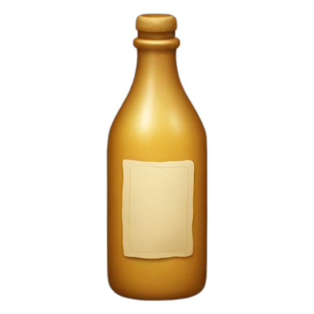 Bouteille avec un parchemin à l'intérieur sticker