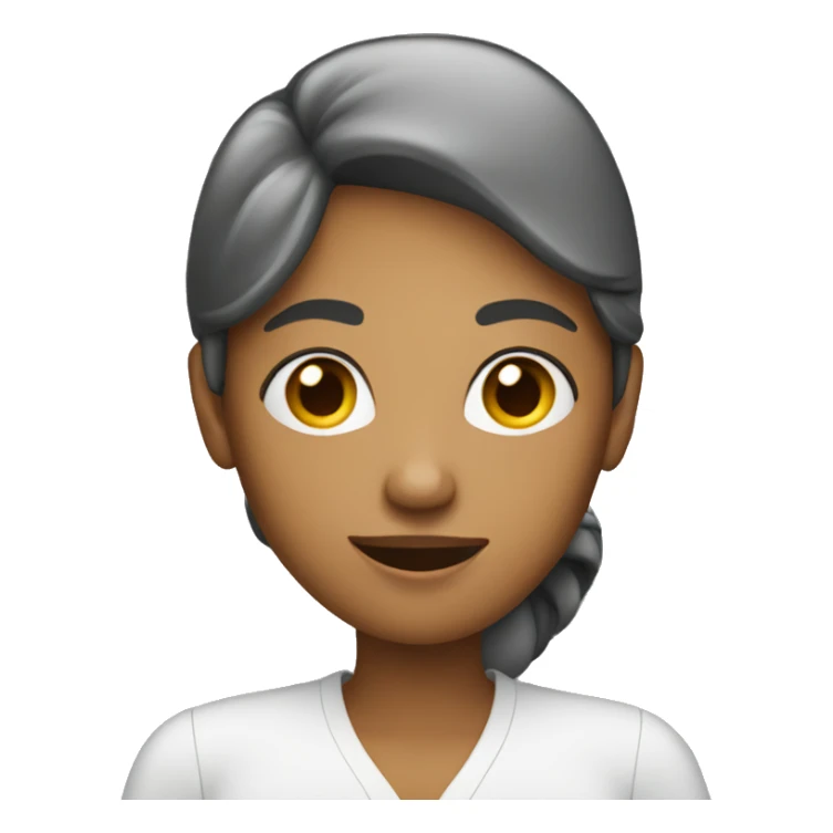 woman showing phone screen sticker