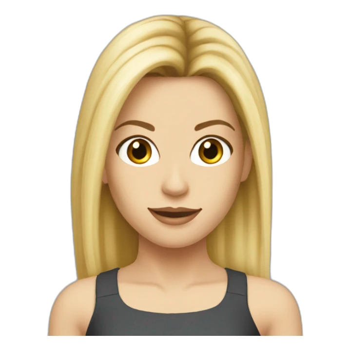 Young Sandra Bullock with blonde hair sticker