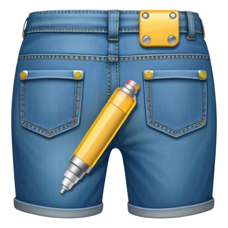 EpiPen in back jeans pocket sticker