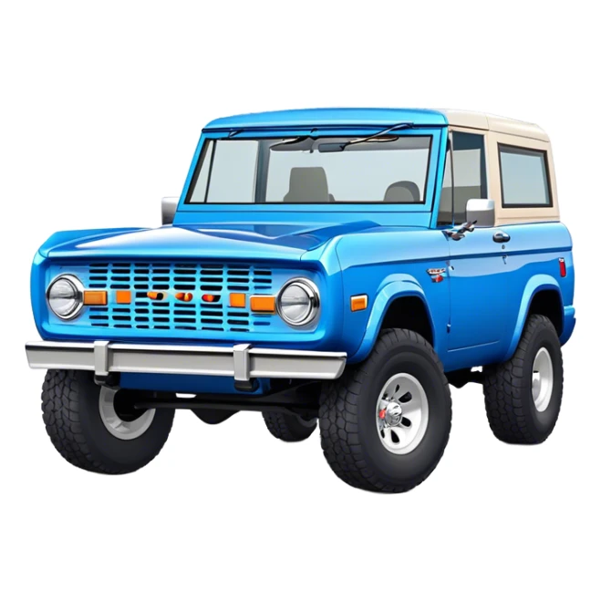 Ford Bronco - Ford (Model Year: 2021) (Iconic colour: Blue) sticker