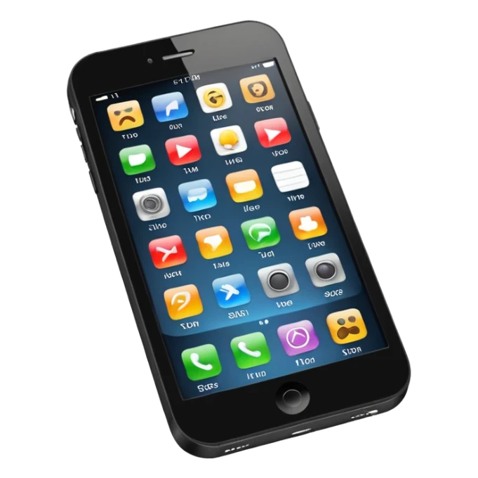 cellphone with no emoji sticker