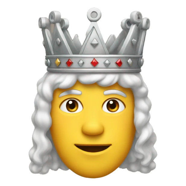 Mix of a triangle and a crown sticker