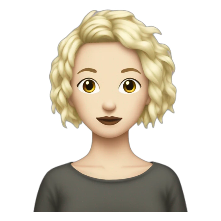 D'arcy Wretzky with short hair sticker