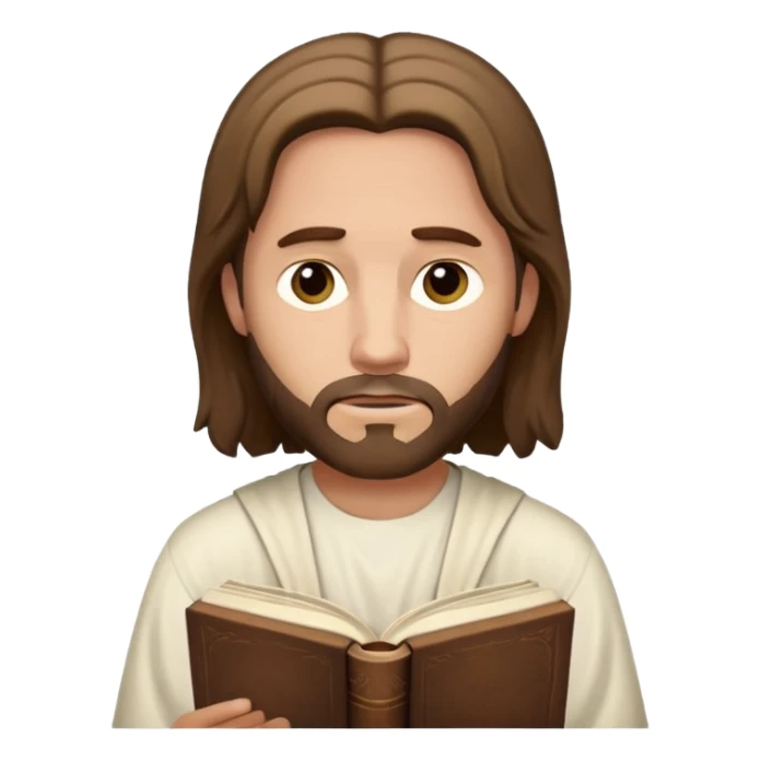 Jesus frowning at a Book of Mormon sticker