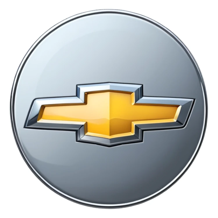 Chevrolet logo badge accurate straight sticker