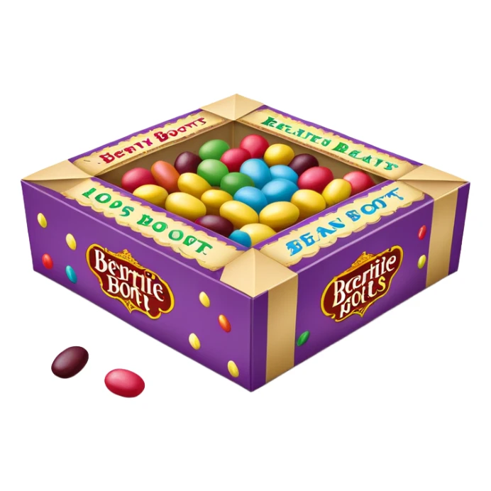Bertie bott’s every flavour beans box from the wizarding world of Harry Potter sticker