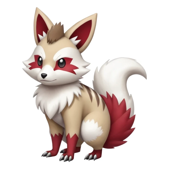  Zigzagoon-Furret-Zangoose-Hybrid (Full body) sticker