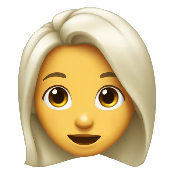 Cute girl with tongue out and >< eyes  sticker