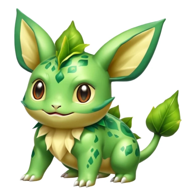 Shiny Exotic Bulbasaur-Leafeon-Bayleaf-Hybrid-Creature sticker