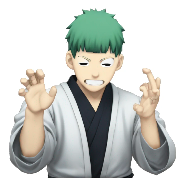Jujutsu kaisen gojou satorudomin expansion hand sign sticker