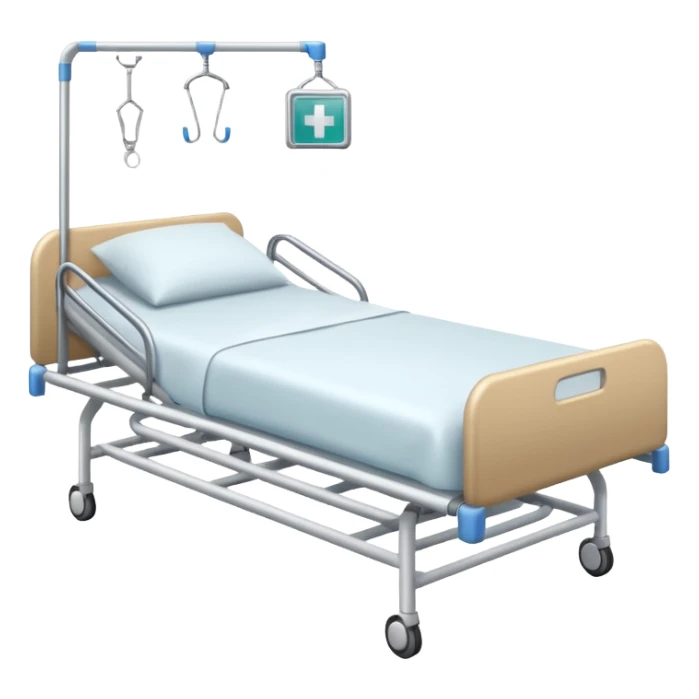 Hospital bed sticker