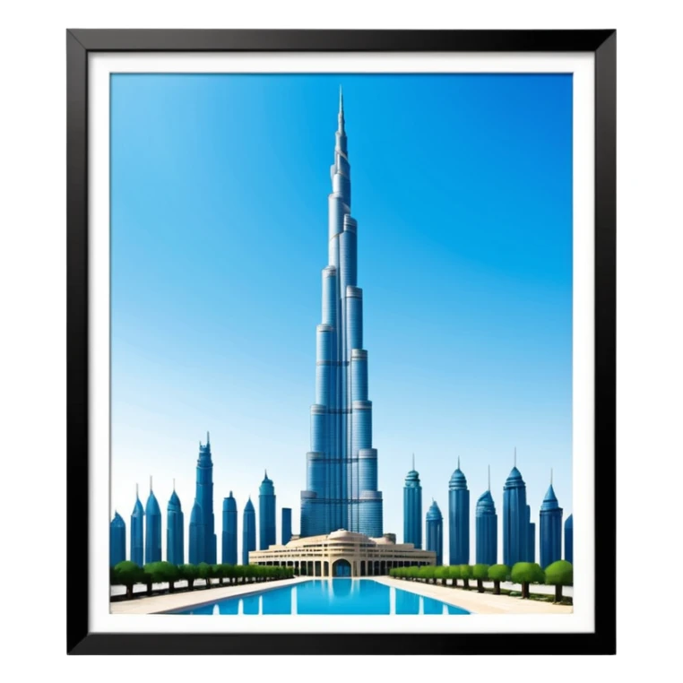 burj al khalifa sticker