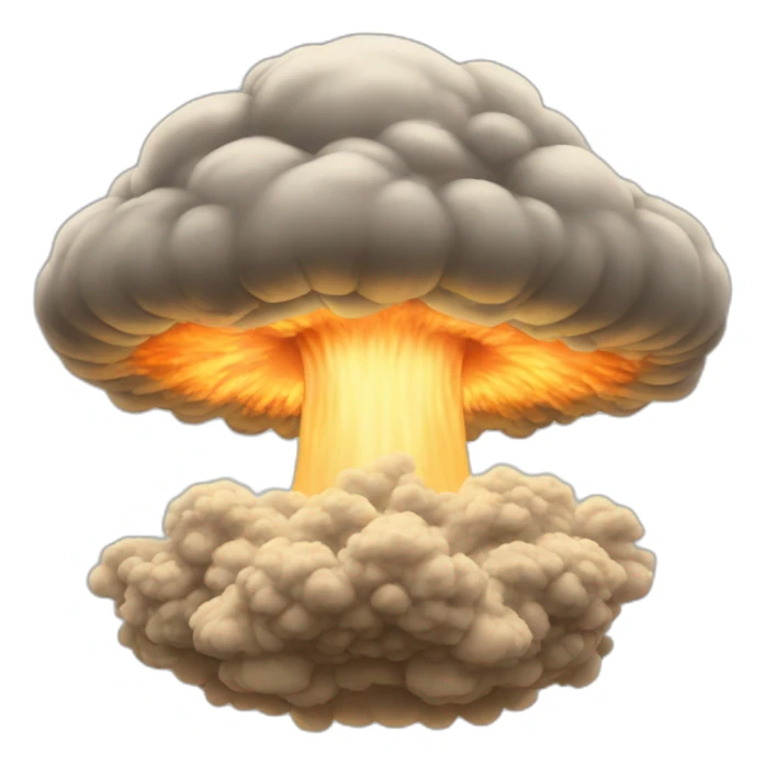 Mushroom Cloud sticker