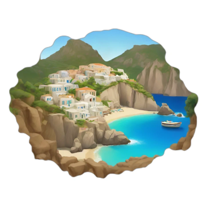 greek island sticker